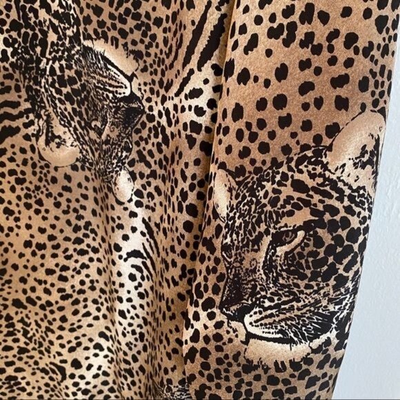 Animal Print Long Sleeve Plus Size Top Blouse Impressions of California - Picture 6 of 8